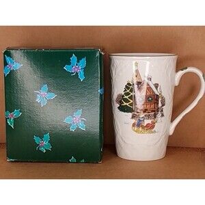 Mikasa English Countryside "SLEIGH RIDE" Cappuccino Mug In Box